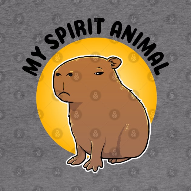 My spirit animal grumpy Capybara by capydays